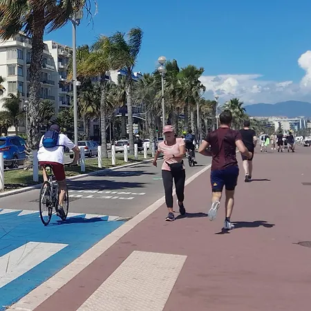 Les Palmiers Niceairport, Beach200m, 2bedrooms, Wifi Optic *