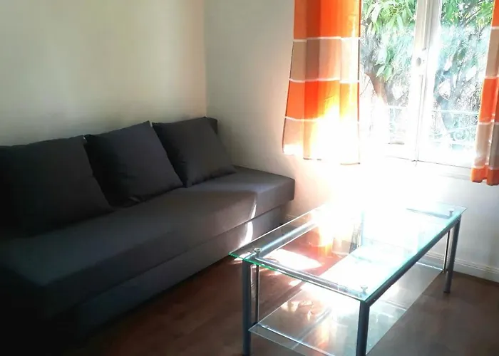 Апартаменты Les Palmiers Niceairport, Beach200m, 2bedrooms, Wifi Optic