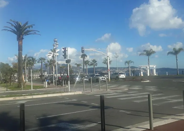 Les Palmiers Niceairport, Beach200m, 2bedrooms, Wifi Optic * Niza